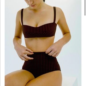 PALE Swimwear - Mila Granate Bikini - Top (S) / Bottom (M)